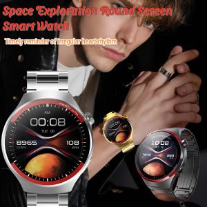 Space Exploration Round Screen Smart Watch Bluetooth Sports Heart Rate Monitor Waterproof Smartwatch Sports Heart Rate Monitor