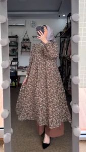 .. promo TUNIK SET WANITA TERBARU MEWAH BAJU BUSANA MUSLIM KEKINIAN BUSUI LONGTUNIK DEWASA VIRAL BUNGA KECIL