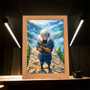 Bandai | Anime Naruto Uzumaki Kakashi Uha Sasuke ItachiLED lamp bedside decoration in the bedroom birthday and Christmas gifts