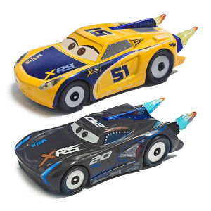 Takara Tomy | Cartoon Pixar Cars Cruz Ramirez Storm Jackson Flame Tail Fin Version 1/55 Metal Die Casting Alloy Racing Car Child Racing Toys