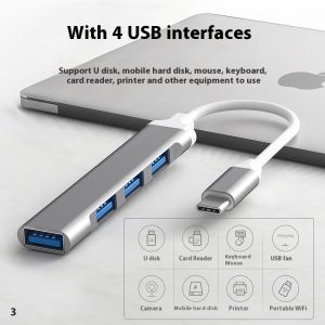 STAR FRUIT Bộ chuyển đổi Đầu chia USB với 4 cổng cho phụ kiện máy tính xách tay và thiết bị