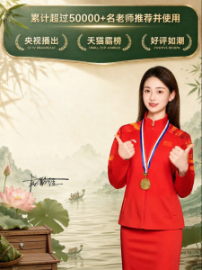 MINGZHUO | Handmade Guofeng Style DIY Small Fan Mirror