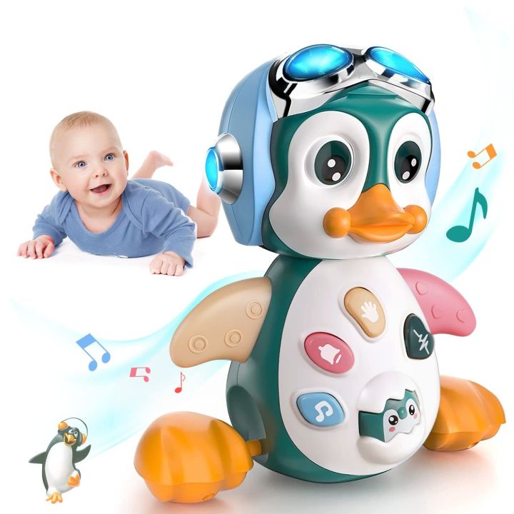 Penguin Baby Toys to 12 months Music Luminous Baby Toddler