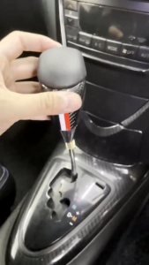 TRD GR SPORT Gear Knob Carbon Fiber Leather For TOYOTA  Alphard Vellfire Vigo Revo Fortuner Camry Vios