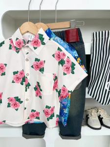 Áo Thun Trẻ Em Mùa Hè 2025 in Toàn Bộ Tay Ngắn Mỏng Đa Năng Thời Trang Cho Bé Trai Và Bé Gái Chất Liệu Polyester Thoáng Khí Thoải Mái