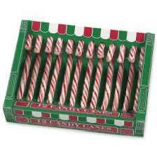 Kẹo gậy giáng sinh vij bạc hà Christmas Candy Canes của Bi hộp 12 cây  lượng 170gr
