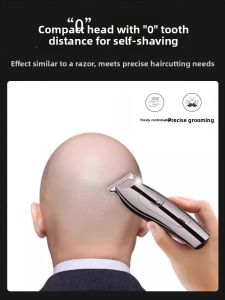 MONLEYTA | German Precision Electric Razor Hair Clippers Bald Head Special Shaving Machine Mens Electric Beard Trimmer Integrated Device