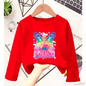 BARBIE GIRL Atasan Kaos Anak Perempuan Usia 1-12 Thn