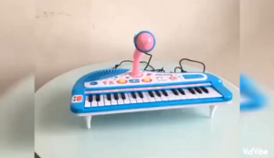Kids Piano 37 Keys Mini Electronic Organ Musical Piano Teaching Keyboard With Microphone Educational