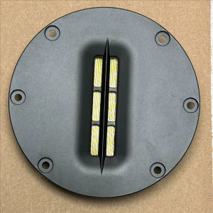 2pcs 4Inch Ultra Tweeter Speaker Ribbon Aluminum Speaker ABS Plastic Panel 12-40W 8Ohm