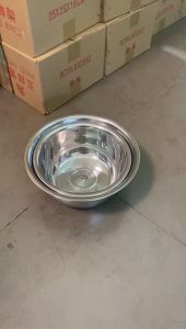 ชามสแตนเลส [20/24cm] กะละมังสแตนเลส ชามใส่อาหารใส่ซุป สแตนเลส ใช้สำหรับผสมแป้ง