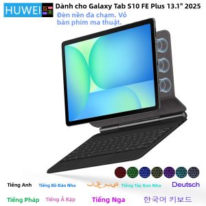 Bao Da Thông Minh Magic Keyboard Dành Cho Samsung Galaxy Tab S10 FE Plus 13.1 Inch Màn Hình Cảm Ứng Đa Điểm SM-X620 X626B Tích Hợp Pin
