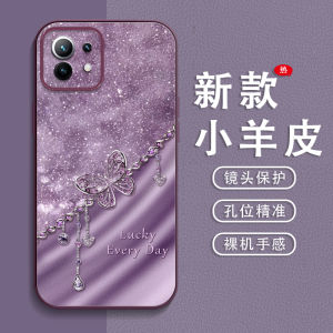 Silicone Phone Case for Xiaomi 11 Youthful Energy Edition Women Full Cover Anti-Fall Protection M2011K2C Metal Paint Texture