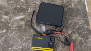 Bộ kích nổ kiêm bơm lốp ô tô và sạc dự phòng Goodyear GY-5296 dung lượng 10400mAh 3.7V (14.8V2.6A-h) lực bơm 150PSI - Hàng chính hãng bảo hành 12 tháng - Lazada