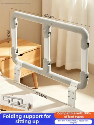 JIAWENHUA | Bed Safety Handrail Non-drill Installation Unilateral Fall Prevention Bedside Support Rail