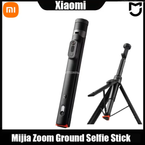 Xiaomi Zoom FloorStanding Selfie Stick 1.6m Aluminum Alloy Telescopic Tripod Bluetooth Magnetic Remote（Singapore Seller)