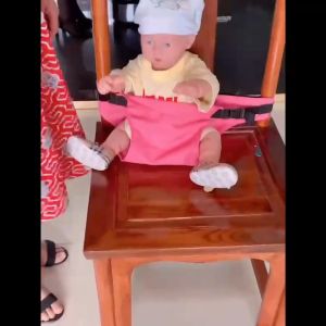 กรุงเทพ 2 in 1 เข็มขัดพยุงทานข้าว 6-36 เดือน พิจารณากับกระดูก แบบพกพา ที่ช่วยทำให้การพกเก้าอี้ทานข้าวเด็กมีประสิทธิภาพ