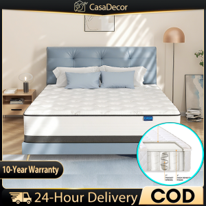 🔥CASA 8 inches Tilam Individual Pocket Spring Mattress Quality Plush Top Chiropractic Spring Mattress Anti Dust Mite 10 Years Warranty MY