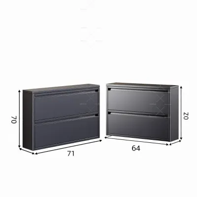 DIBIOU | Dustproof Narrow Thin Shoe Cabinet for Home Storage