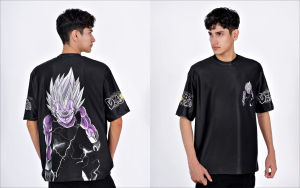 เสื้อยืดโอเวอร์ไซส์ลายดราก้อนบอลสำหรับผู้ชาย สไตล์วินเทจ พิมพ์ลายอนิเมะ เสื้อผ้าฤดูร้อนสไตล์ Y2K สำหรับผู้หญิง เสื้อยืดแขนสั้นลำลอง แฟชั่นสตรีทแวร์