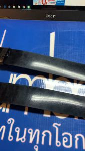 เข็มขัดสายเปล่านักศึกษานิวล่ายขนาดสายกว้าง33มมสีนำ้ตาลยาว44นิ้ว