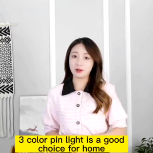 3 Color Pin Light Led Recessed Downlight Tri Color Pinlight Round Panel Ceiling Light 5W 7W