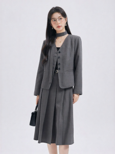 Unique Stylish Grey Womens Blazer