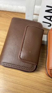 New leather mens card bag wallet multi-card space large capacity