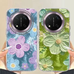 Retro Oil Painting Flower Phone Case For Honor 400 200 90 Smart Pro Magic7 6 5 70 Lite X9a X9c X9b X8a X8b X8c X6c X7b X7c Cover