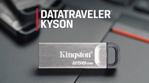 Kingston DataTraveler Kyson USB Flash Drive ( 64GB / 128GB / 256GB / 512GB ) with Capless Metal Case