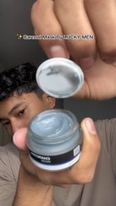 Masker Aktivasi Hitam LUCKYMEN: Penyegaran & Pembersihan Kulit