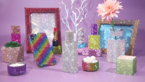 Rhinestone Sticker Self Adhesive For DIY Arts Crafts Car Phone Decor Shiny Crystal Sticker 12x20cm