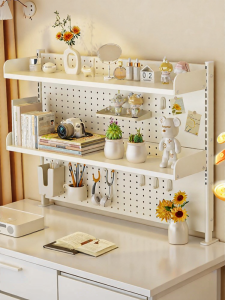 YIXUAN | Multifunctional Student Office Desktop Multilevel Storage Rack with Holes