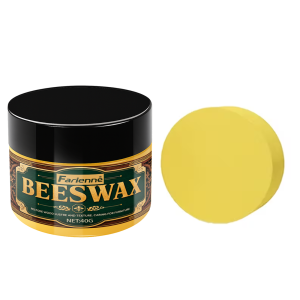 Farienne Beeswax Wood Leather Polish Natural Maintenance Wax for Wooden Floors Cabinets And Leather Surfaces Furniture Care