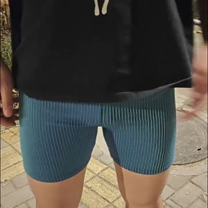 Quần bó cơ chạy bộ namnữ 2 lớp liền đai PK24405