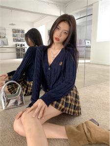 Fall Fashion V-Neck Knitted Cardigan Short Sleeve Long Sleeve Womens Style Soft Polyester Fiber Skin-Friendly Breathable