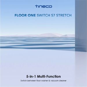 Tineco Floor One Switch S7 Stretch Smart Wet Dry Cordless Vacuum Cleaner and Floor Washer Multifuncional Vacuum | Dual Block Anti - Tangle | Flashdry Self - Cleaning | Hyperstretch Tech | Dual - Sided Edge Cleaning