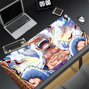 Bandai | Mouse Pad Computer Size Mousepad Non-slip Gamer Keyboard Pad One Piece Luffy Mausepad New Keyboard Pad Design HD Desk Mat Carpet