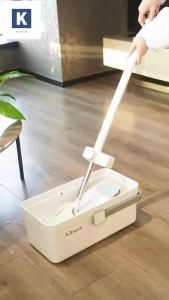 K.360 Rotation Flat Mop Floor Cleaning Microfiber Squeeze Mop Floor Clean Automatic Dehydration Household mop quality mops 1pcs