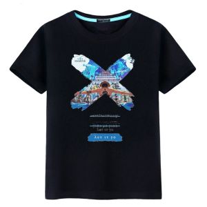 One Piece Short Sleeve T-Shirt Mens Luffy Anime Peripheral New Summer Pure Cotton Loose Teen Half Sleeve Bottoming Shirt T