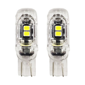 100Pcs Newest T10 LED W5W 194 168 Canbus Plastic Protect 5smd 3030 Car Interior Light Reading Door License Plate Wedge Lamp 12V