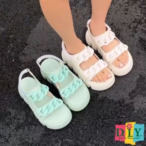 Sepatu Sandal Wanita Korea Viral Import Premium Terbaru Sendal Jelly