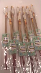 ชุดธูปเทียนเล็ก ฟรีแผ่นทองเล็กๆ 1 คู่ ครบชุด ซองใส ราคาถูก