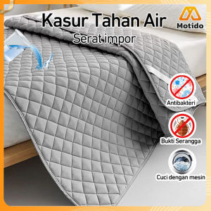 Matras Protector/ Pelindung kasur/ Protector Matras/Emboss Aesthetic & Anti Noda │ Size: (120 x 200) ─ (180 x 200) cm