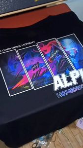 GG T-Shirt ALPHA Abyss skin General Void Mobile Legends Kaos Custom Katun Slim-fitting