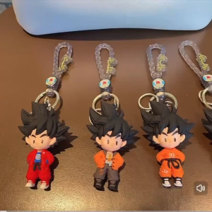 Keychain _ Son Goku rantai kunci loket kanak kanak hadiah Cute hanging keychain children kids gift 儿童孙悟空吊坠挂饰钥匙圈