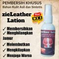 Pembersih jaket kulit/sintetis /melembutkan menghilangkan jamur dan bau serta mengkilap kan. 