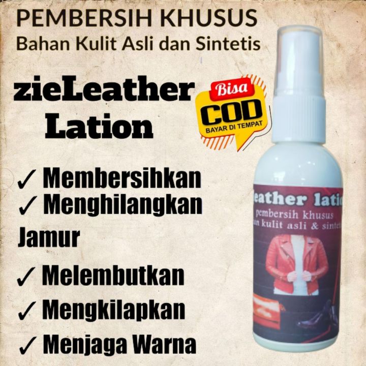 Pembersih jaket kulit/sintetis /melembutkan menghilangkan jamur dan bau serta mengkilap kan