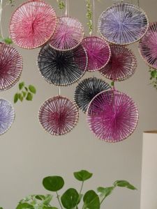 Creative Bamboo Ring Decorations for Kindergarten Classrooms And Shop Windows Chinese Style Wall Hanging Ornaments