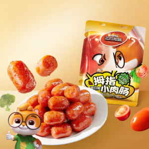 Three Squirrels | Spicy Tasty Casual Snacks Small Sausages